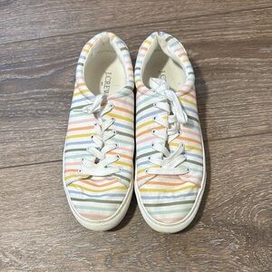 J. Crew Sneakers - Striped Multicolor